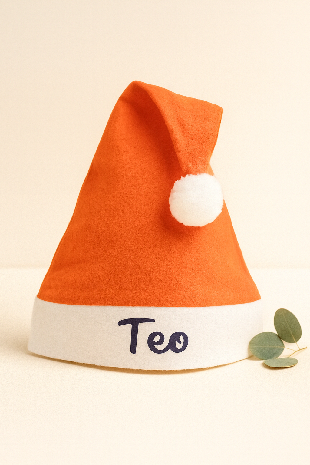 Gorro navideño personalizado con nombre