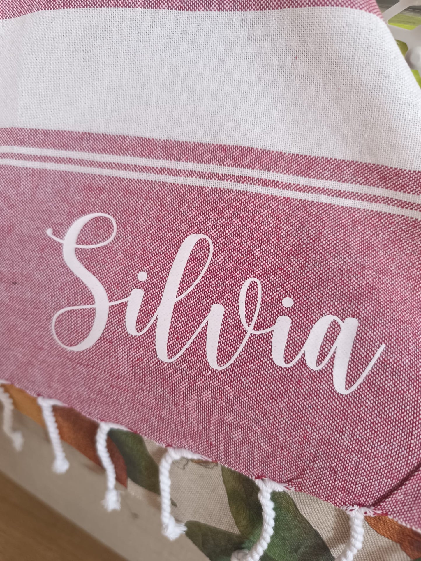 Toalla turca personalizada con nombre