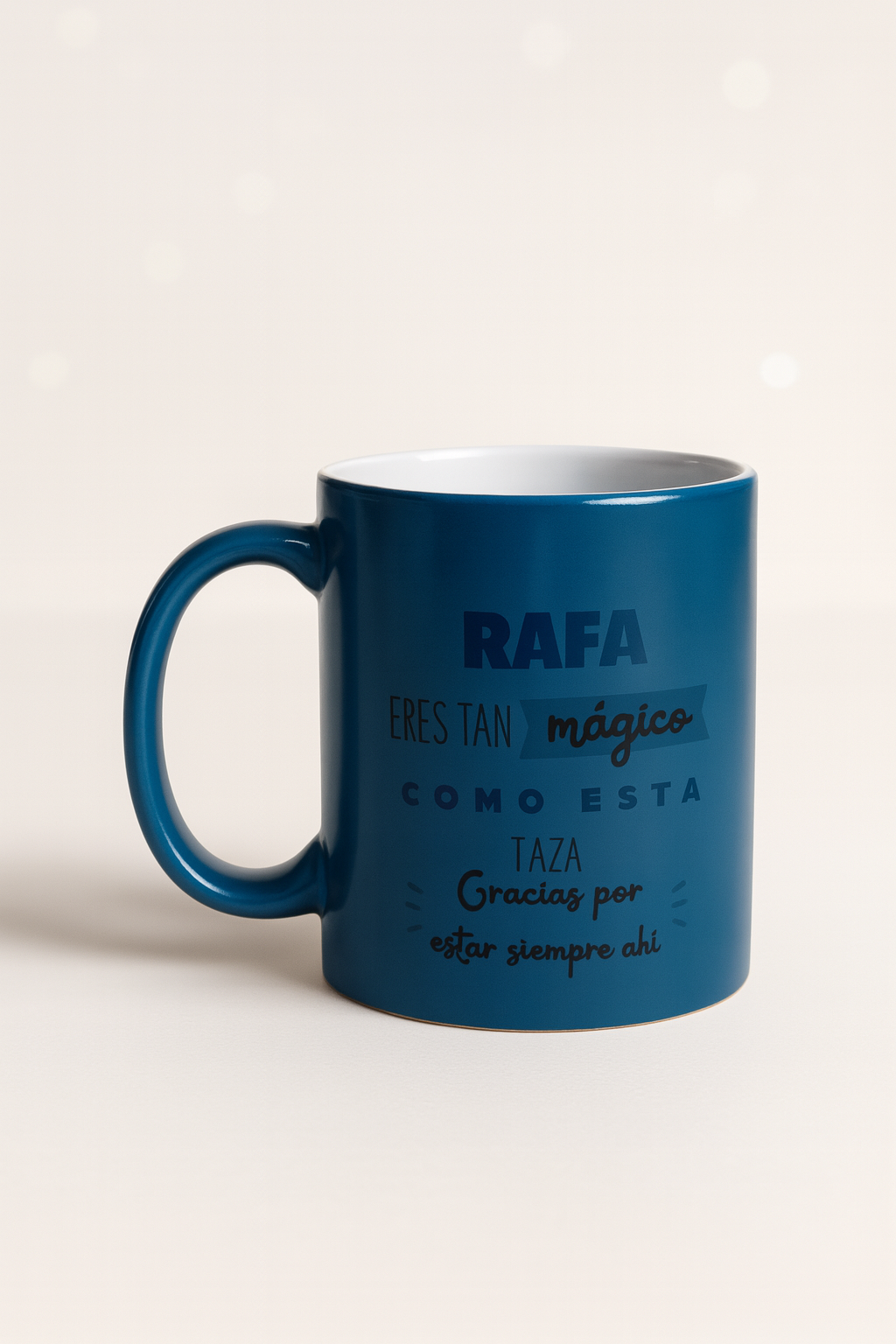 Taza personalizada “Eres tan mágico como esta taza” – nombre personalizable