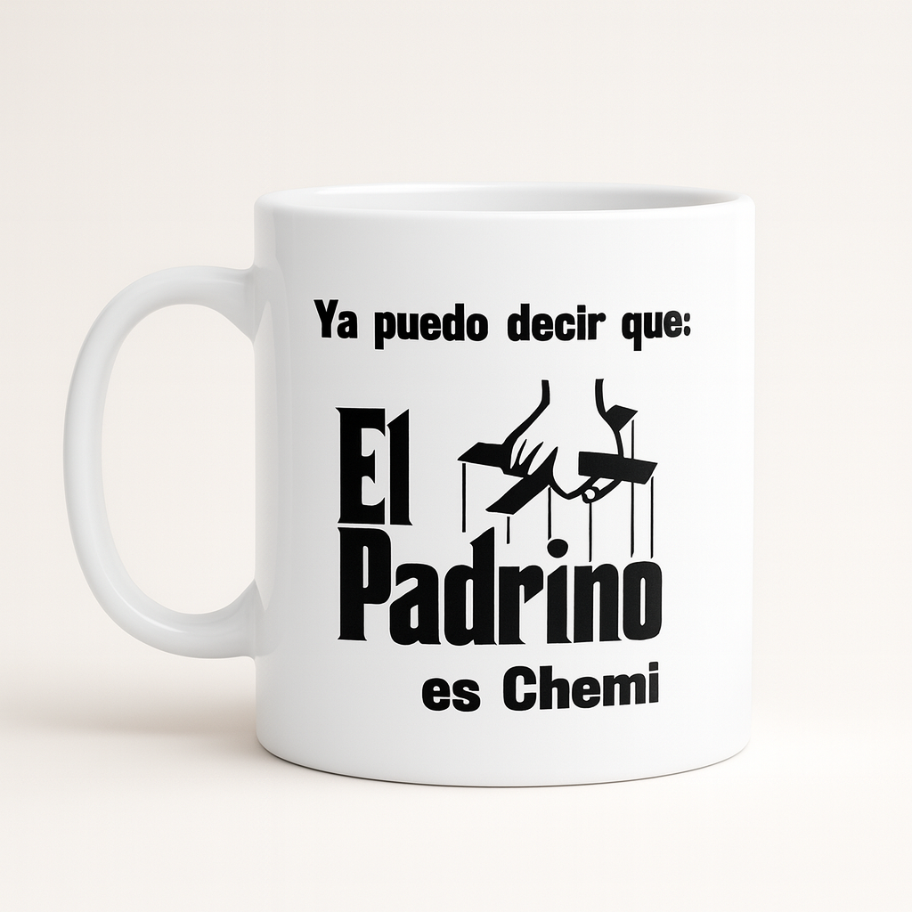 Taza personalizada “El Padrino” – ya puedo decir que mi padrino es…