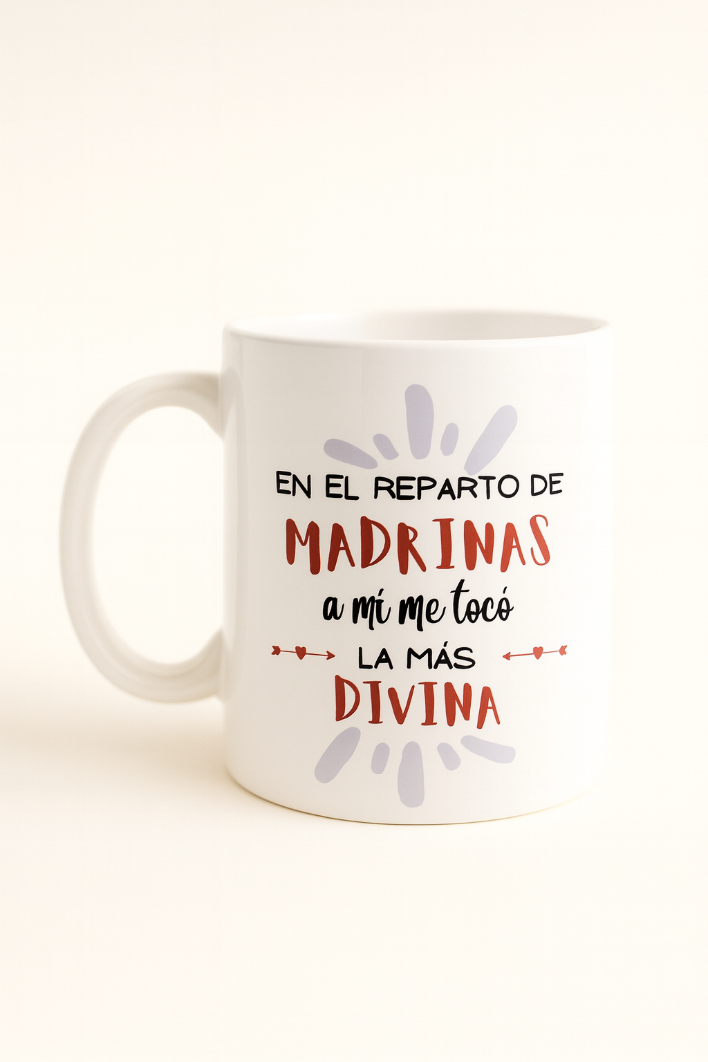 Taza “madrina más divina” – Regalo especial para madrinas